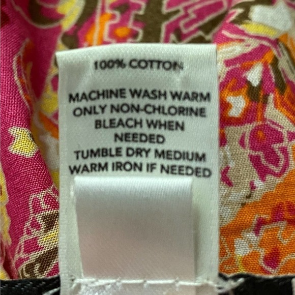 ANN Taylor LOFT Short Puff Sleeve Paisley Blouse - Picture 9 of 11